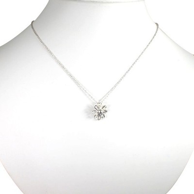 ティファニー パロマピカソ デイジー ネックレス シルバー 925 フラワー TIFFANY & Co. Paloma Picasso Daisy Flower Pendant Necklace Silver