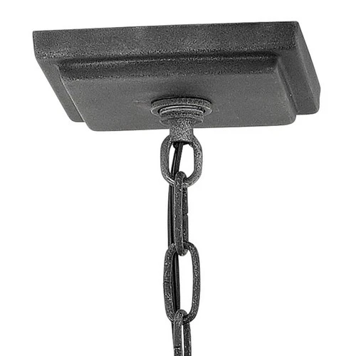 Hinkley Adair 23" High Aged Zinc Outdoor Hanging Light - Picture 6 of 10