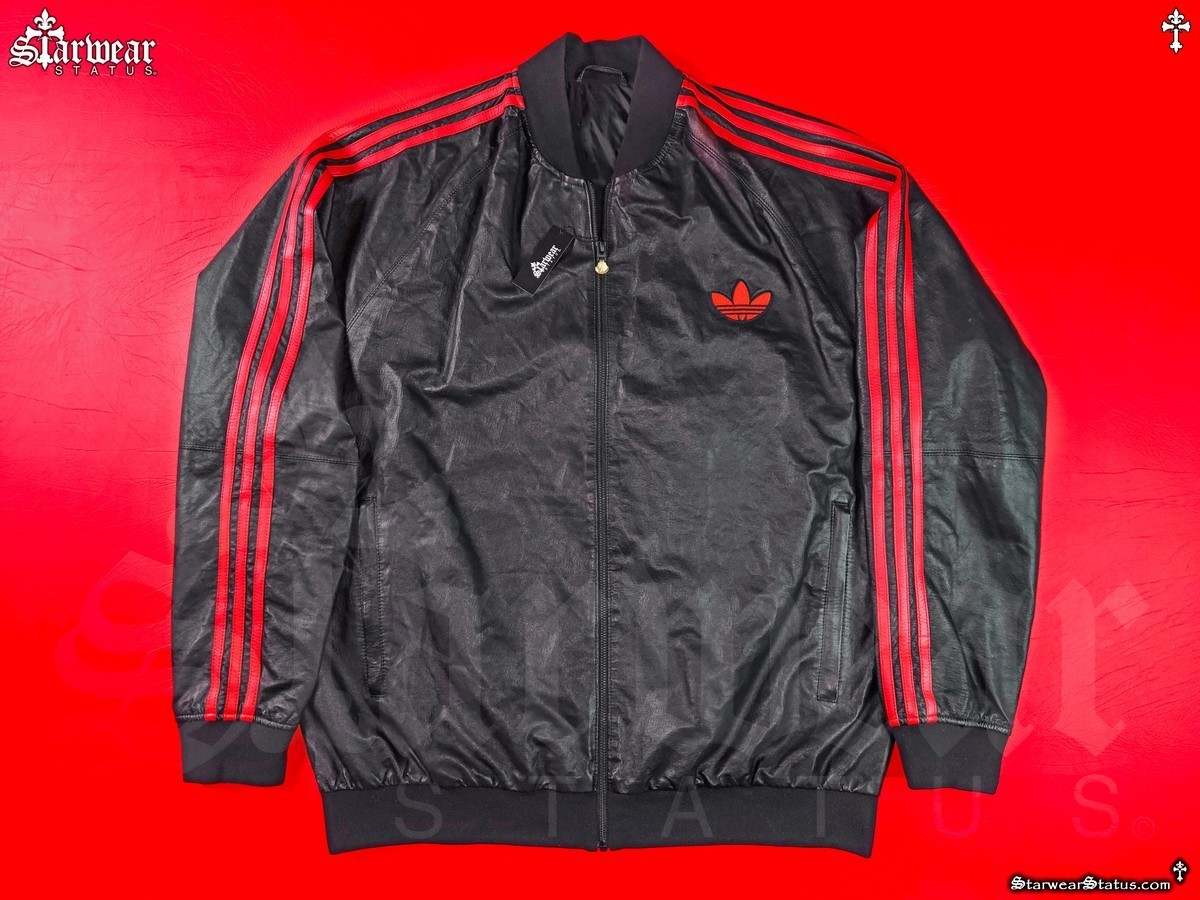 🔥GRAIL Adidas RUN-DMC 50th Anniversary A-15 Leather Jacket L