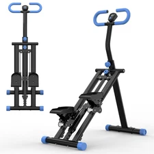 Full-Body Vertical Climber Machine: Adjustable Handlebar, Frame Stair Stepper