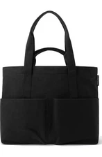 Dagne Dover Small Vida Organic Cotton Tote - Onyx (Black) DISCONTINUED