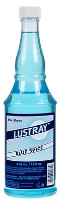 Clubman Lustray Blue Spice Aftershave 14oz 904080   Classic Barbershop Masculine