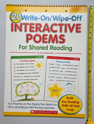 20 Write-on/Wipe-off Interactive Poems for Shared Reading: Fun Poems on the Topi