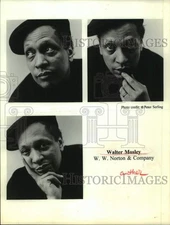 1997 Press Photo Author Walter Mosley of W.W. Norton & Company - sap34087