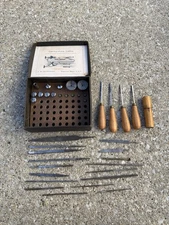 Engraving & Derbyshire Lathe Collets Tools Lot Jewelry Metal GunSmithing Vautier