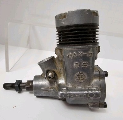 Early model OS Max-III 35 RC/ CL Model Airplane Engine, SN 3800 - TO REPAIR