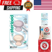 Clip-On Toothbrush Protector, Keeps Fresh and Clean, Fits Most Manual and Ele...