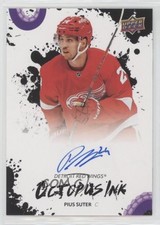 2025-26 Upper Deck Detroit Red Wings Centennial Octopus Ink Pius Suter Auto 2o7