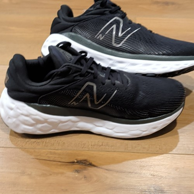 #ad #ad New Balance Fresh Foam Men’s Wide Black White Mesh Lace Up Low Top Sneaker $65.00