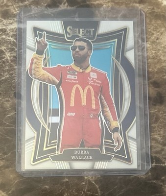 Bubba Wallace 2025 Panini Select Grandstand White Prizm /99 #66 23XI Racing