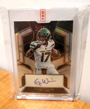 GARRETT WILSON  2022 Panini Select ROOKIE CARD  Signature Silver Prizm 056 /199. rookie card picture