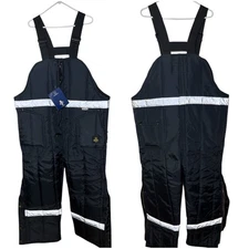 Refrigiwear Iron Tuff Enhanced Visibility Bib Overall Style #0386R Size 3XL NEW!