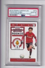 PSA 10 Takefusa Kubo Rookie Contenders Chronicles RC Card Soccer Card