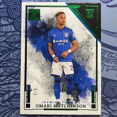 2024-25 Panini Impeccable Omari Hutchinson Ipswich Nottingham Forest Green /5 RC