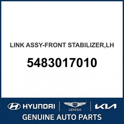1999-2006 Hyundai Accent Link Assembly-Front Stabilizer OEM Neu 5483017010