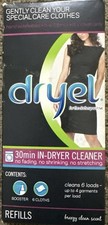 Dryel At Home Dry Cleaner Refill Kit Booster Spray - 6 Loads - New Sealed Box