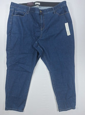 NWT AVA  VIV Denim Skinny Jeans Blue Women's Size 26W Mid Rise, Dark wash