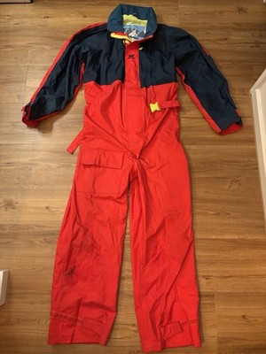 VTG Helly Hansen Men Ski Snow Suit Anzug Overall VINTAGE Gr. L 90s