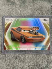 Topps Neon Disney Pixar Cars Snot Rod #97 Pink/Green/Blue Rainbow Foil /150