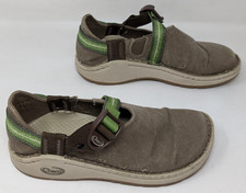 Chaco Pedshed Adjustable Strap Clog Comfort Brown Leather Shoe Women's Size 5