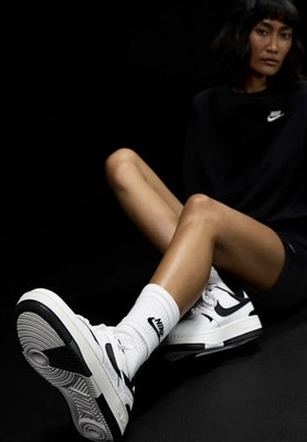 Nike Gamma Force White/Black Women's Sneakers - Size 10  DX9176-100 New With Box