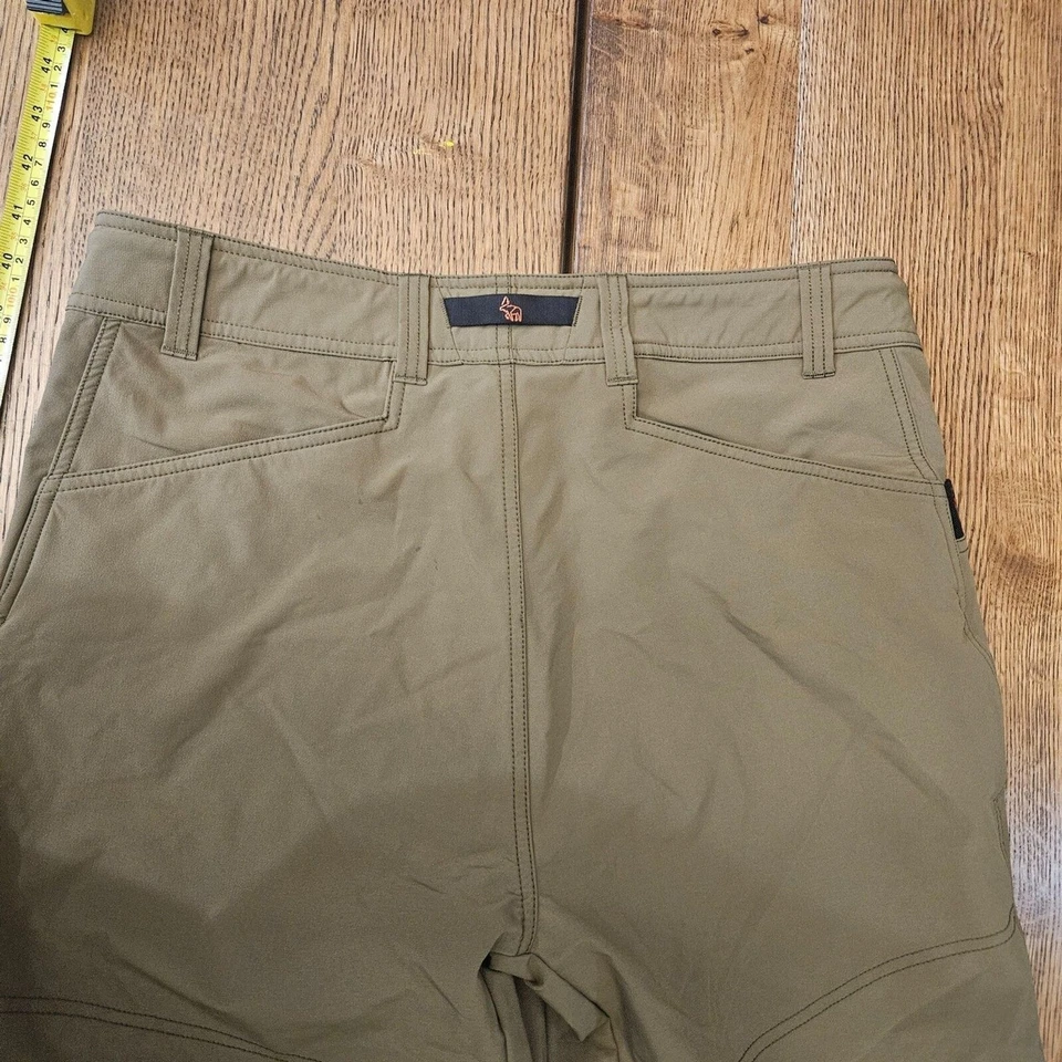 Pantalones chinos Western Rise Evolution para hombre 34x34 caqui nailon elástico rendimiento Foto 4 de 4