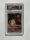 Team Rocket's Meowth Art Rare Card 203/182 Destined Rivals ACE 9