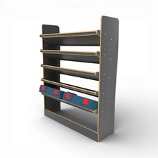 Van Power Tool Storage Rack – 1000mm Drill Box Organiser (Black Hexaboard)