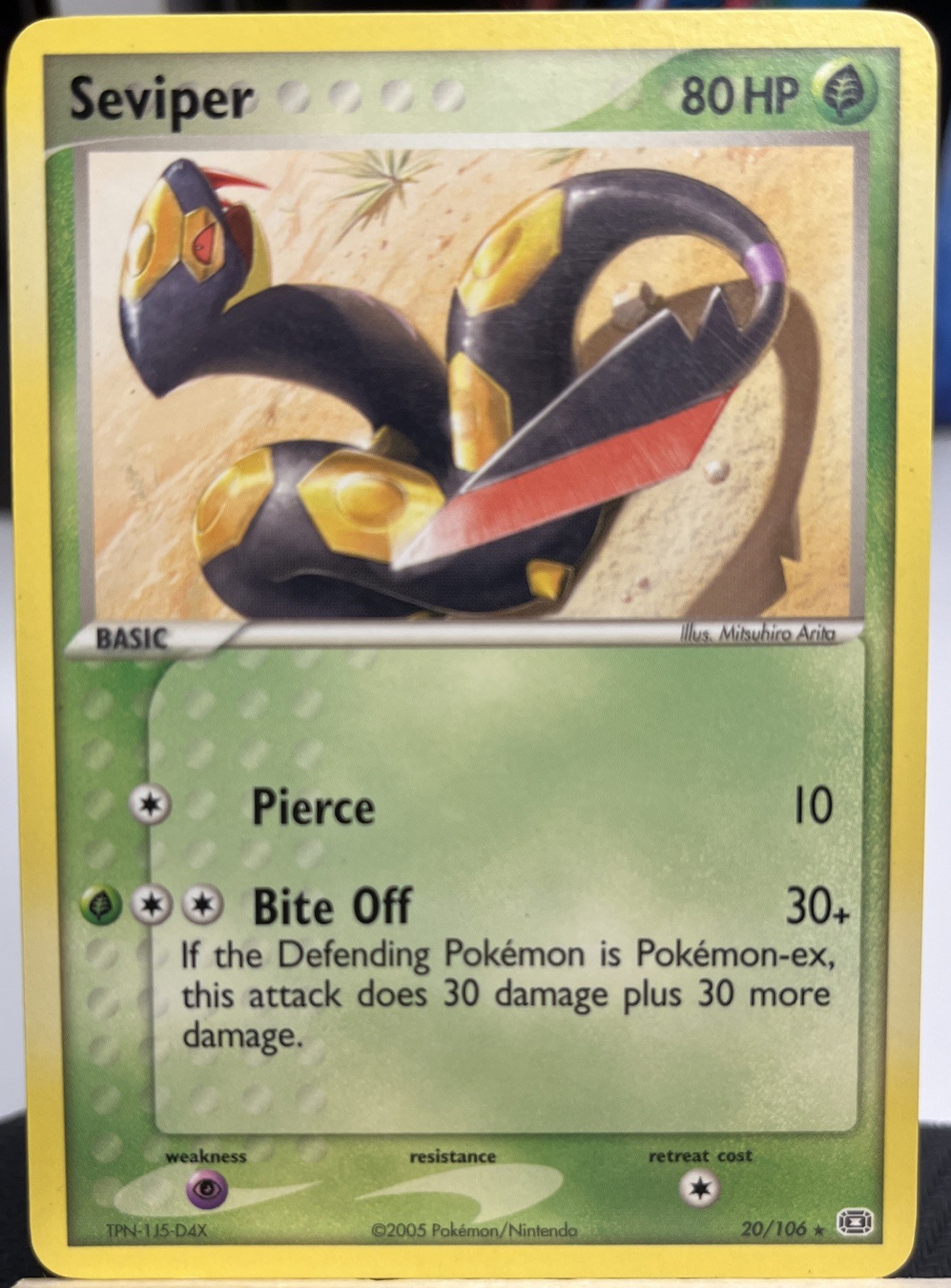 Seviper - 20/106 Emerald - Pokémon TCG - 2005