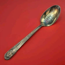 WM Rogers MFG Co VTG George Washington Mount Vernon Silverplate Souvenir Spoon