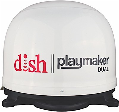 Winegard PL-8000 DISH Playmaker Dual PortableAutomatic SatelliteTV Antenna White