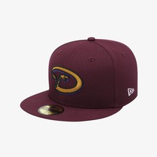 New Era 2026 MLB Cooperstown Arizona Diamondbacks Fitted Cap Maroon