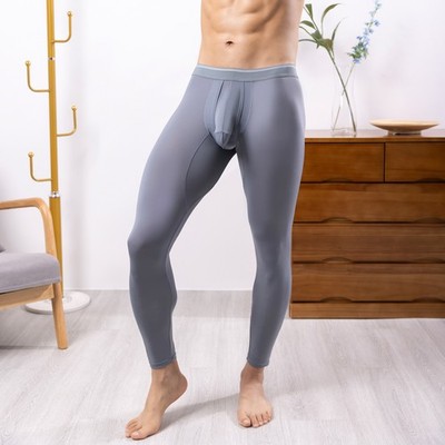 Herren Lange Unterhose Long Johns Leggings Unterwäsche Bullet Separation Hose DE