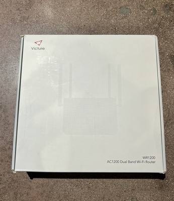 Victure WR1200 AC1200 Dual Band Wi-Fi Router (2.4GHz and 5GHz) 1200Mbps