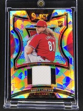 2025 Panini Select #SS-RL Rhett Lowder Selective Swatches Ice Prizm