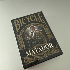 Matador Black Bicycle Playing Card Deck - Brand New Sealed Deck limited edition