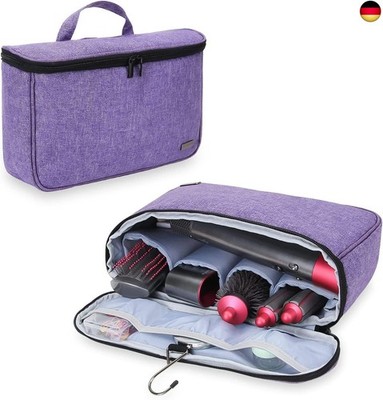 Teamoy Travel bag for Dyson Airwrap hairstyle tool and extensive accessories.