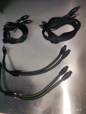 4x Cinch Kabel Stereo RCA Audio Kabel 2x 1m + 2x 0 3m mit Ferritfilter NEU OVP
