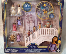 Disney Wish Kingdom of Rosas Character Doll Set 10 Posable Mini Toy - New