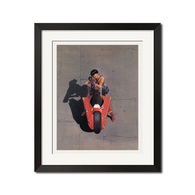Akira Motorcycle Gang The Capsules Leader Kaneda Cyberpunk Poster