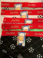 new lot of 5 pcs boys colorful SOCCER  BOXERS UNDERWEAR