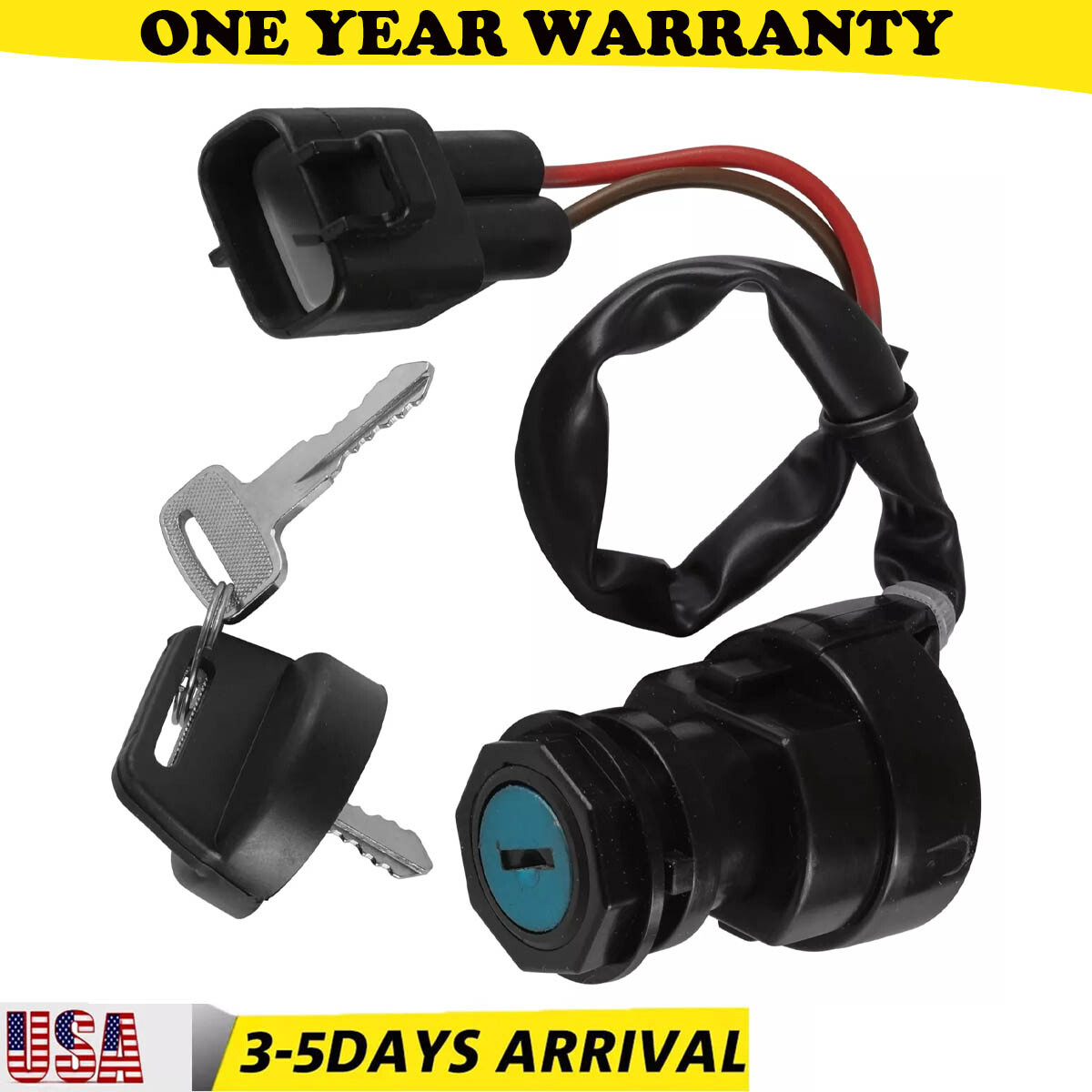 IGNITION SWITCH KEYS For Yamaha YFM700R Raptor 700R SE 2009 10 - Foto 9