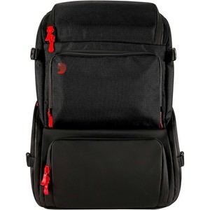 black transport backpack