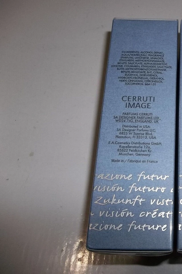 Colonia CERRUTI IMAGE por Nino Cerruti para hombre 3,4 OZ nueva en caja Foto 2 de 4