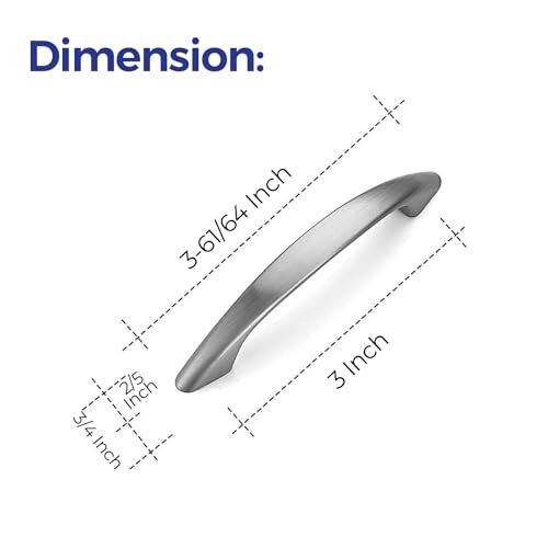 30 Pack 3 Inch Kitchen Handles Satin Nickel Pulls