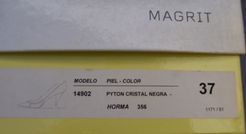 ZAPATOS DE PIEL DE PITON DE LA FIRMA MAGRIT # 1589 - Imagen 9 de 11