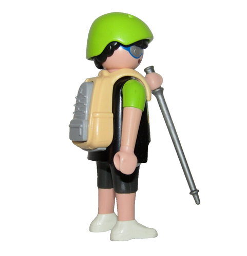 Playmobil Hiker with walking stick and helmet - C27 - Sport - Picture 3 of 5