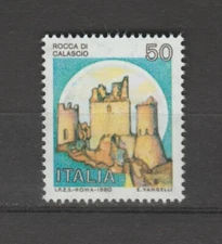 s37308 ITALY MNH** 1990 Castelli L. 50 with vintage 1980 1v