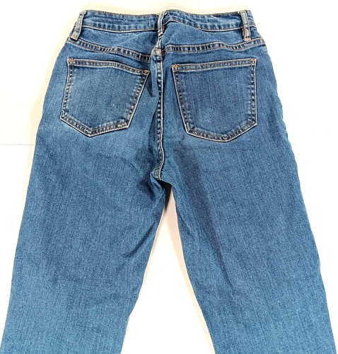 PacSun Girl's 24 Mom Jeans Medium Wash High Rise Retro 90s Cotton Denim Pant - Picture 8 of 9