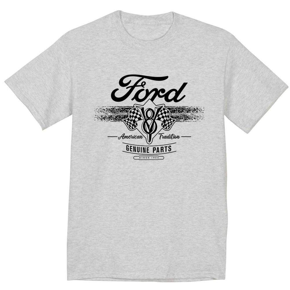 Ford V8 T-shirt Mens Graphic Tees Clothing Accessories Ford Mustang Shirts-image